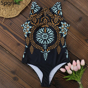 Low-Cut Back Swimwear
