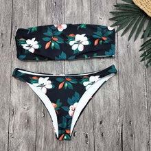 Load image into Gallery viewer, 2019 Strapless Swimsuit Printed