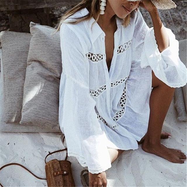 Swimsuit  Kaftan Beach Tunic Dress