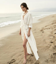 Load image into Gallery viewer, Crochet White Knitted Beach Pareos