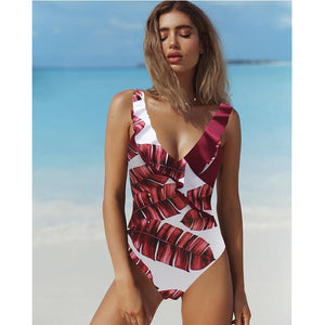 Ruffle Leafed Swimsuit