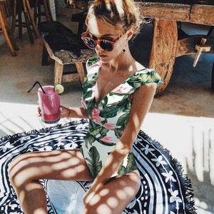 2019 Print Swimwear Women Swimsuit