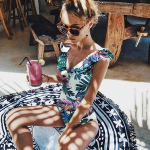 2019 Print Swimwear Women Swimsuit